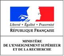 Ministère de l'Enseignement Supérieur et de la Recherche Ministère de l'Enseignement Supérieur et de la Recherche